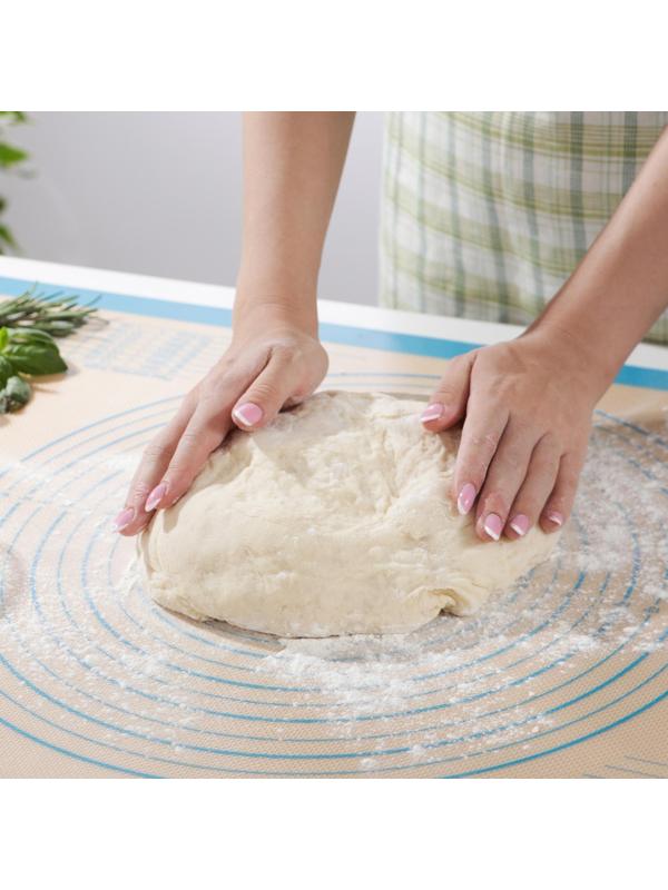 Коврик армированный с разлиновкой силиконовый, 71×50,5 см