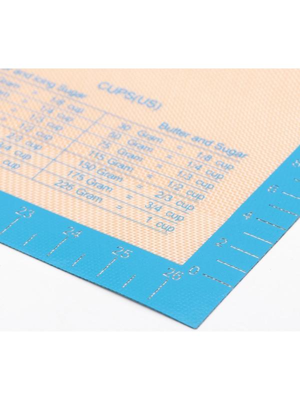 Коврик армированный с разлиновкой силиконовый, 71×50,5 см