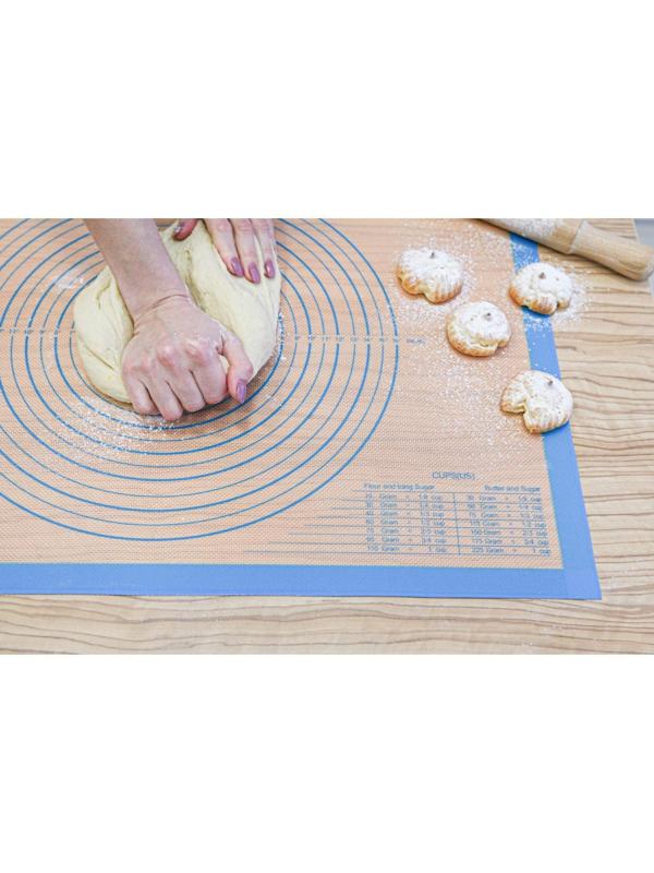 Коврик армированный с разлиновкой силиконовый, 71×50,5 см