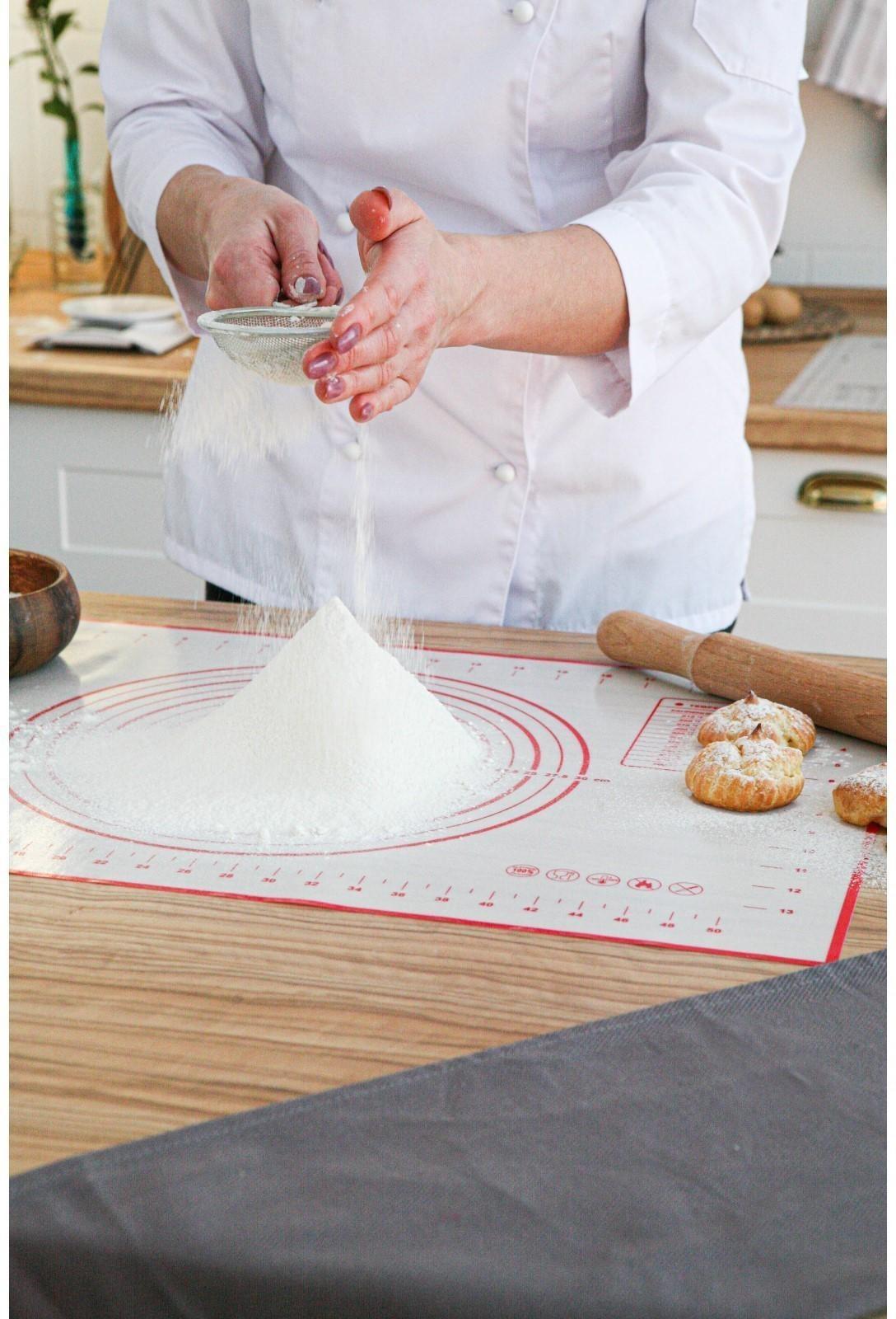 Коврик армированный с разлиновкой силиконовый Доляна, 40×60 см