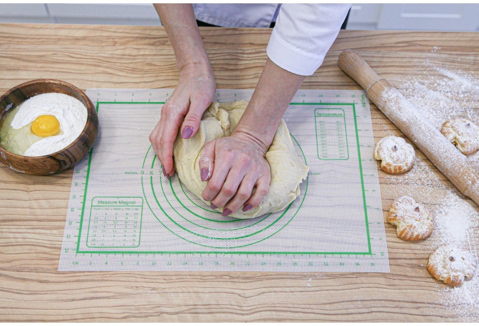 Коврик армированный с разлиновкой силиконовый, 42×29,5 см