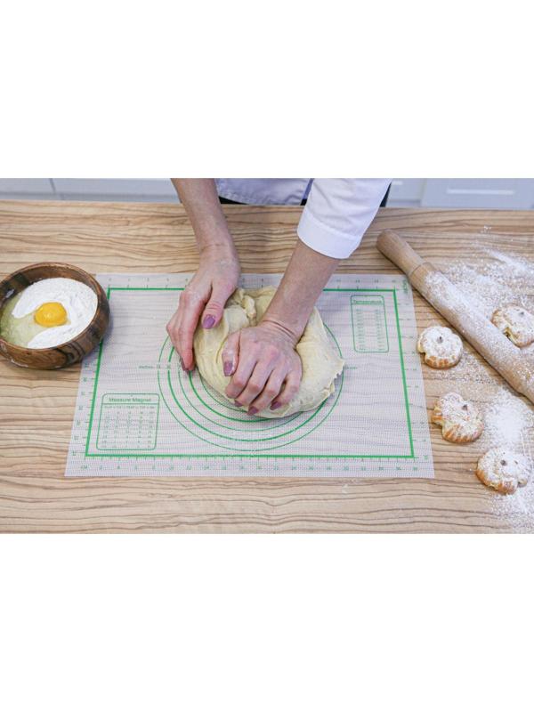 Коврик армированный с разлиновкой силиконовый, 42×29,5 см