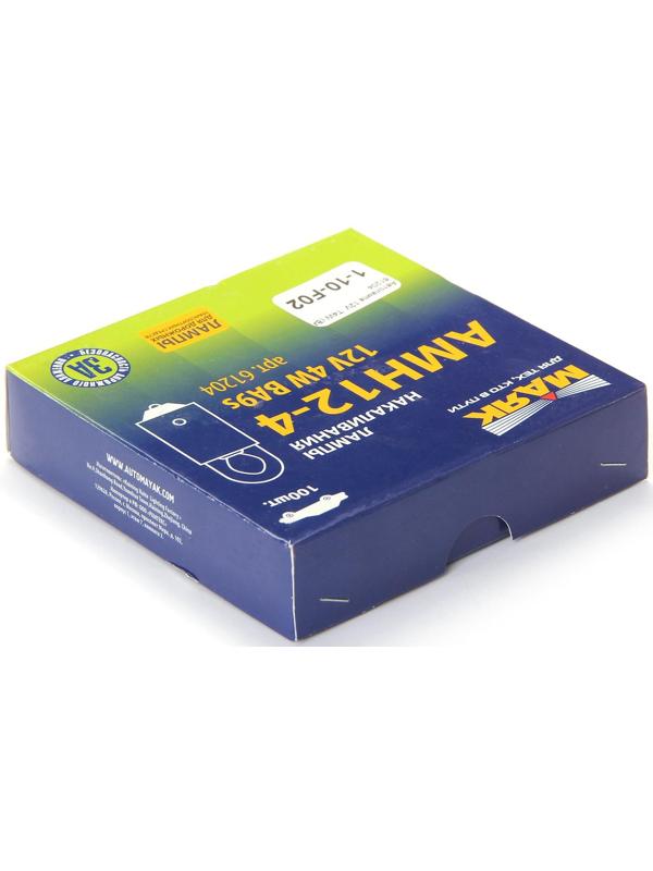 Лампа автомобильная Маяк, T4W, (BA9S), 12 В