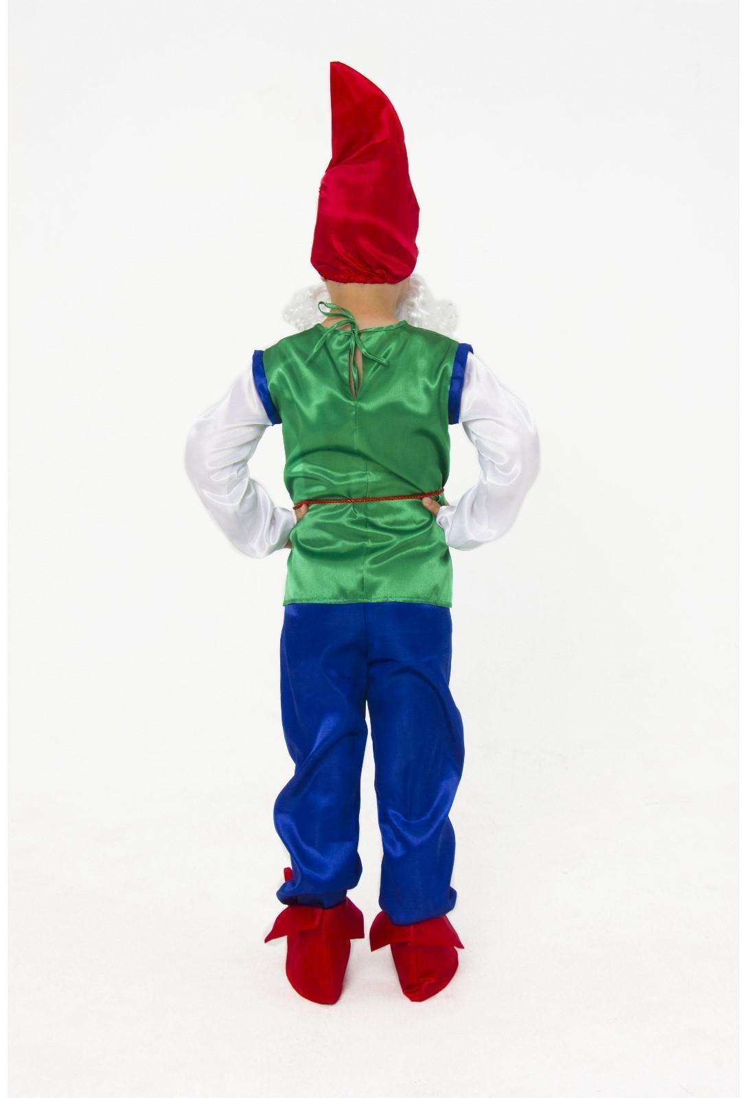 Карнавальный костюм «Гном», текстиль, размер 30, рост 116 см