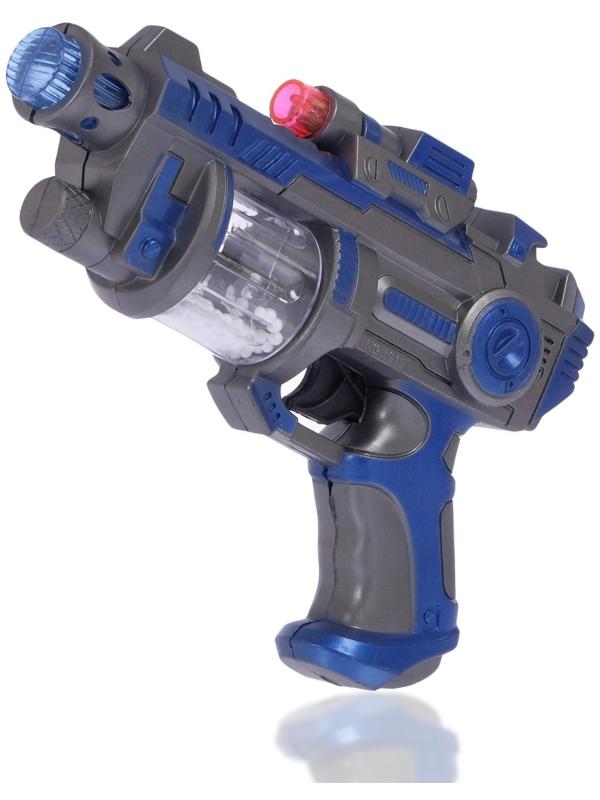 Пистолет «Дезинтегратор», световые и звуковые эффекты, работает от батареек, цвета МИКС