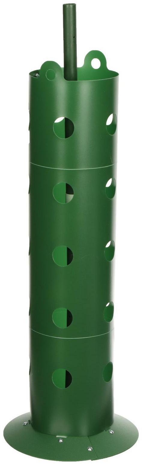 Клумба «Цветочная колонна», d = 17 см, h = 70 см, зелёная
