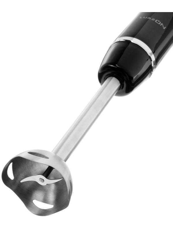 Блендер Luazon LBR-02, погружной, 650 Вт, 0.3/0.6 л, 3 скорости, чёрный