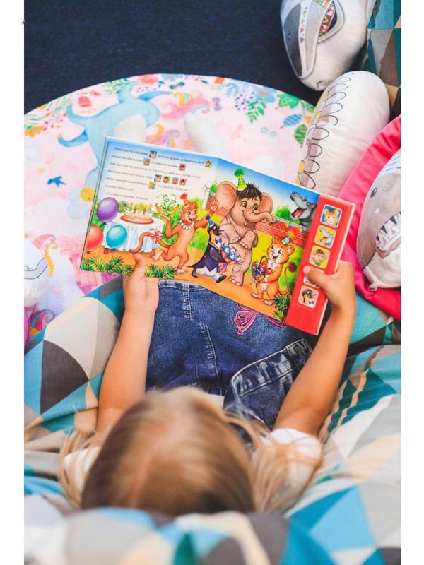 Музыкальная книга «День рождения львёнка», 10 стр.