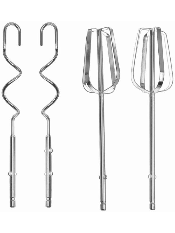 Миксер Luazon LMR-02, ручной, 180 Вт, 7 скоростей, 2 насадки, бело-чёрный