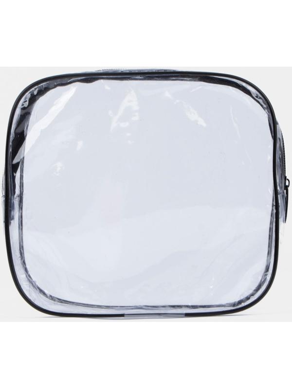 Косметичка на молнии, цвет чёрный