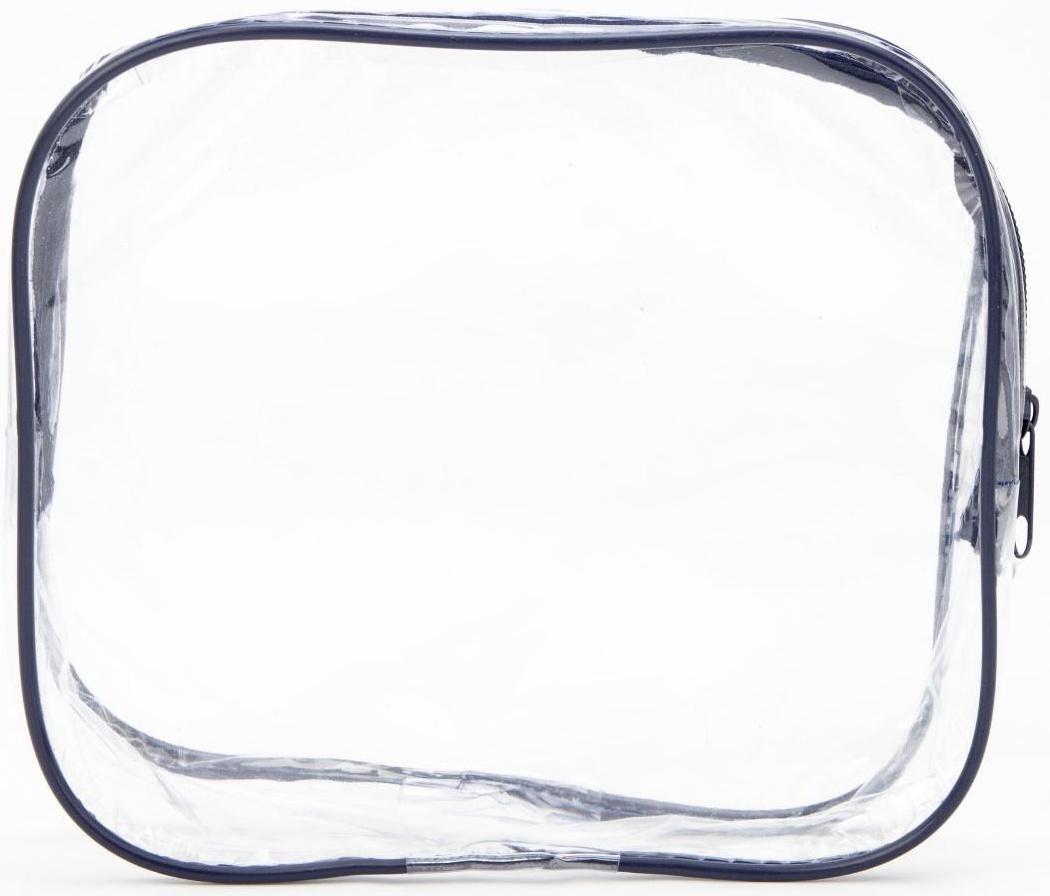 Косметичка на молнии, цвет синий