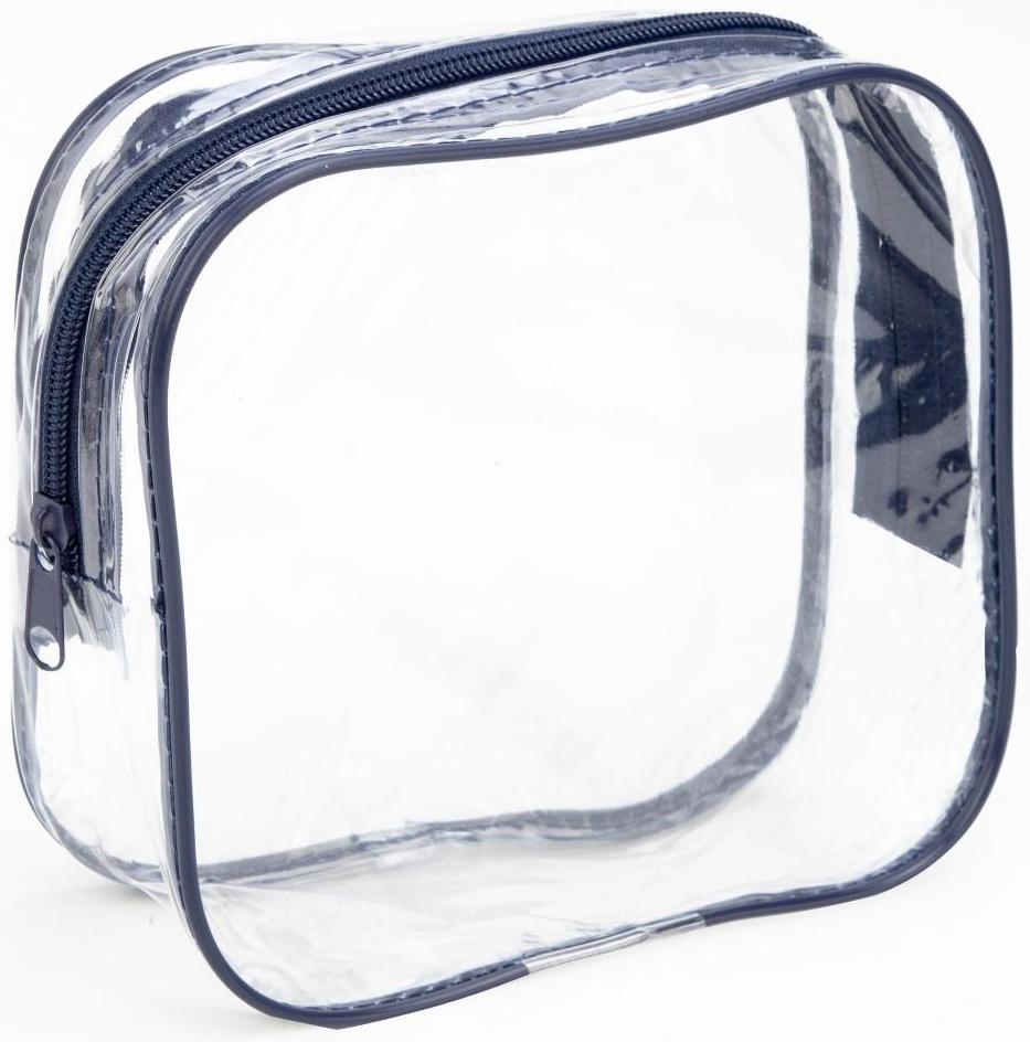 Косметичка на молнии, цвет синий