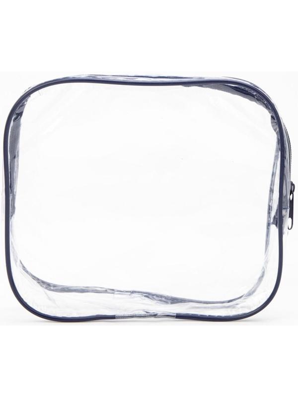 Косметичка на молнии, цвет синий