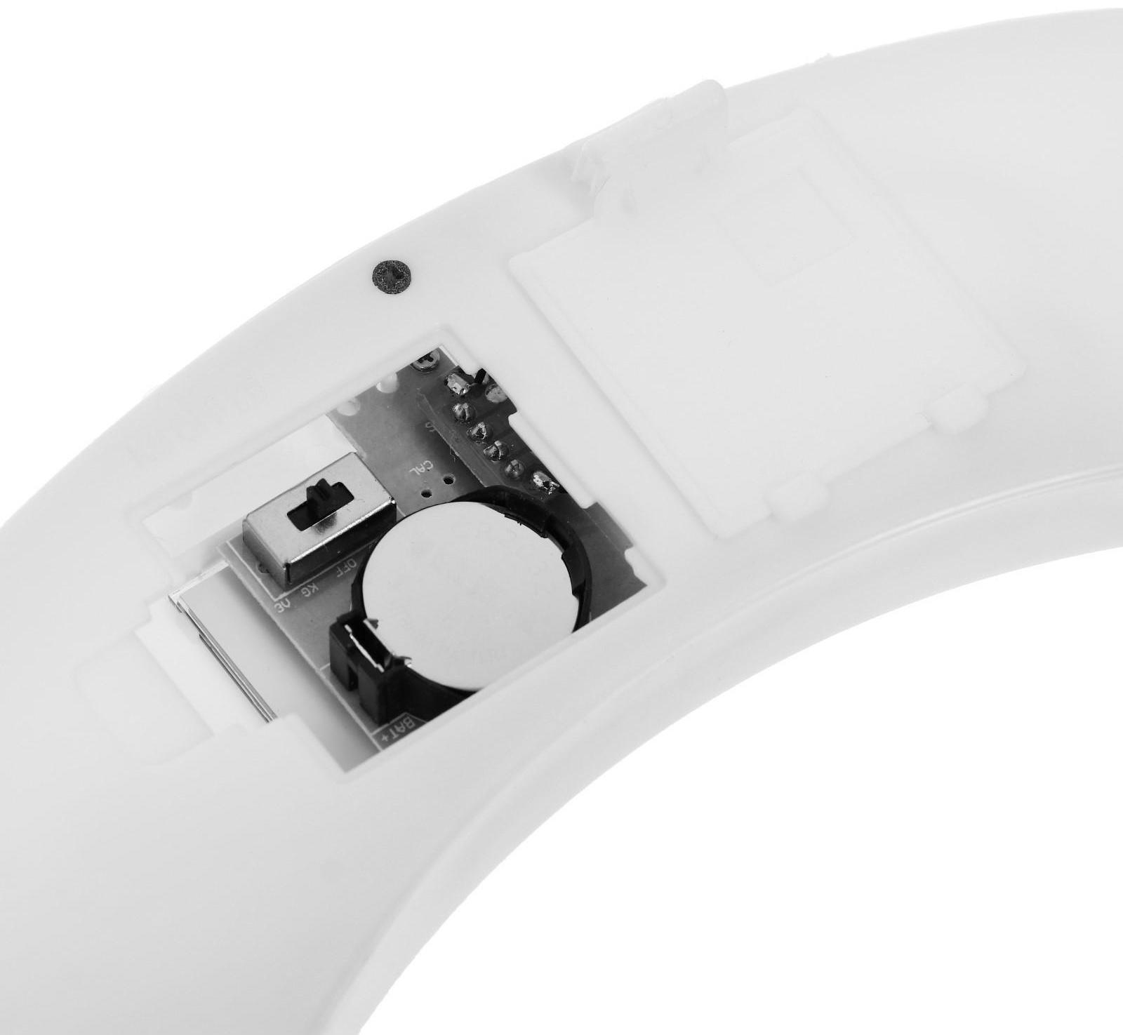 Весы напольные Luazon LVE-001, электронные, до 180 кг, 1хCR2032, стекло, белые