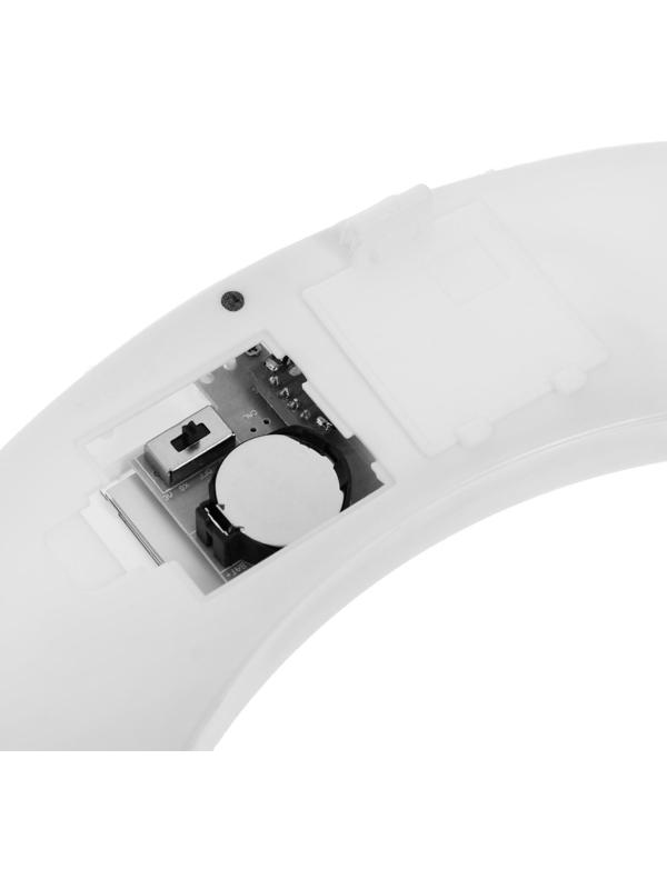 Весы напольные Luazon LVE-001, электронные, до 180 кг, 1хCR2032, стекло, белые