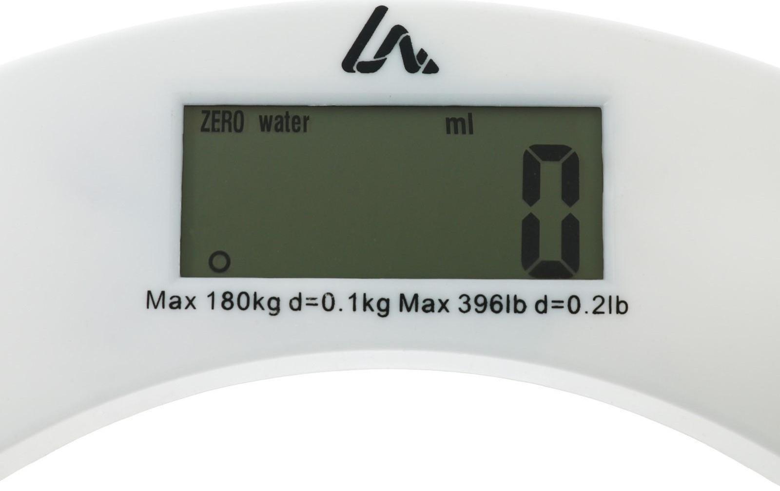 Весы напольные Luazon LVE-003, электронные, до 180 кг, 1хCR2032, стекло, белые