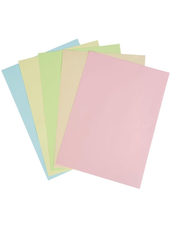 Бумага цветная А4, 100 листов Calligrata Mix, 10 цветов, тонированная в массе, 80 г/м²