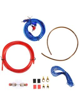 Установочный комплект проводов 8GA, 1500 Вт, 4 предмета