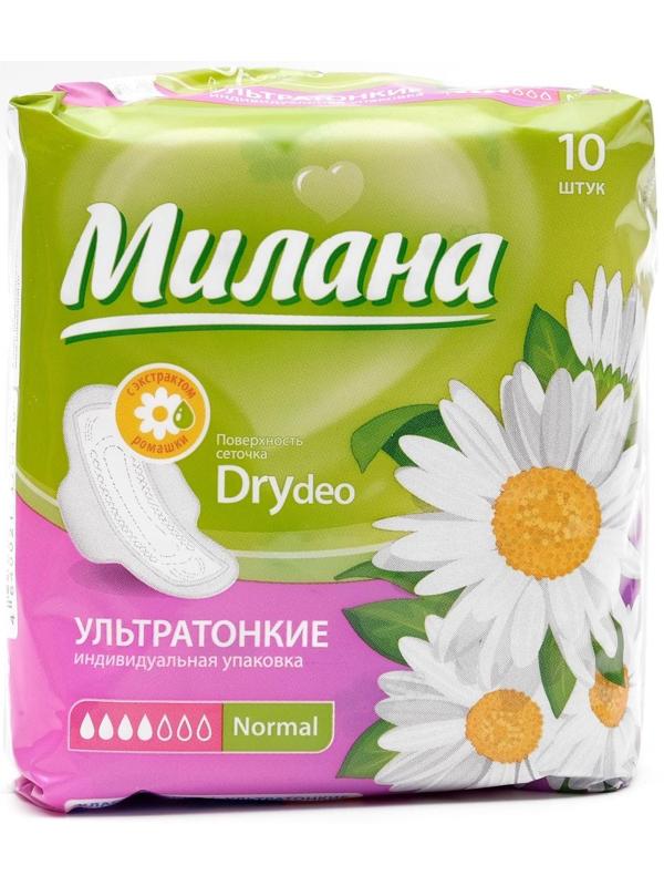 Прокладки «Милана» Ultra Dry Normal Deo Ромашка, 10 шт/уп