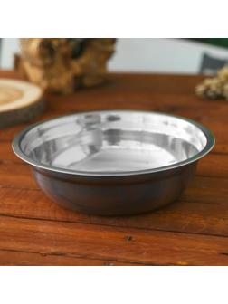 Миска походная «Следопыт», нержавейка, d=21 см, 1300 мл