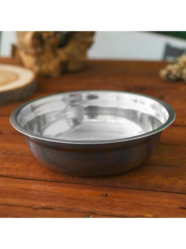 Миска походная «Следопыт», нержавейка, d=21 см, 1300 мл