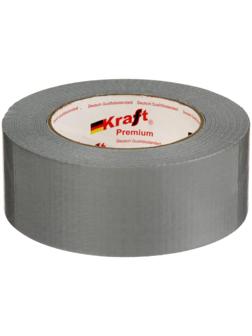 Лента армированная Kraft, клейкая, 50 мм х 50 м, серый