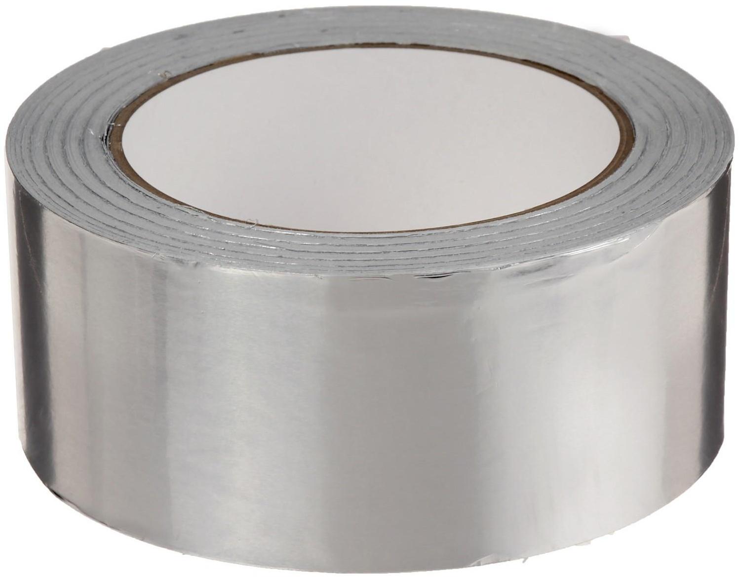 Лента алюминиевая, клейкая, 50 мм х 50 м