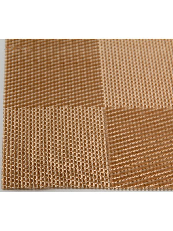 Салфетка сервировочная на стол «Шахматы», 45×30 см, цвет бежевый