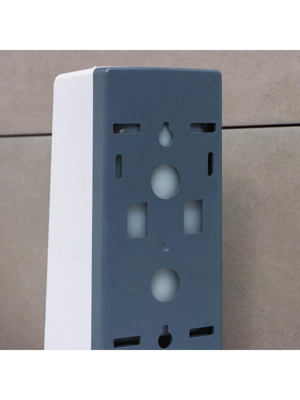 Диспенсер для антисептика или жидкого мыла механический, 350 мл, пластик, цвет белый