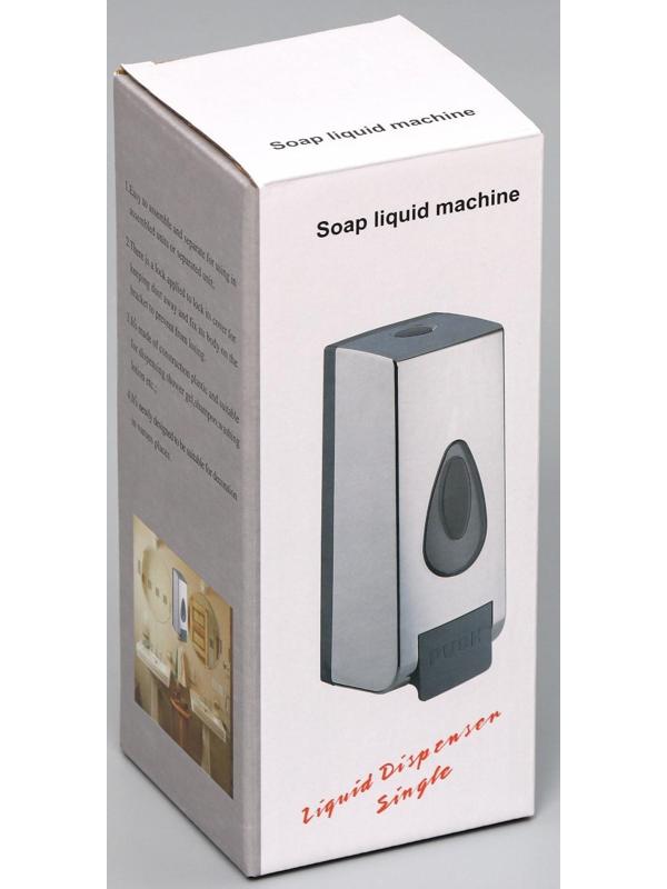 Диспенсер для антисептика или жидкого мыла механический, 350 мл, пластик, цвет белый