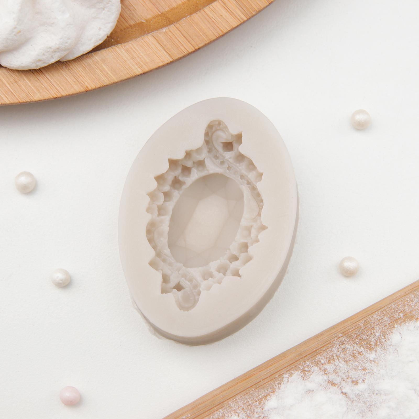 Молд «Драгоценный камень», 6×4,3 см, цвет МИКС