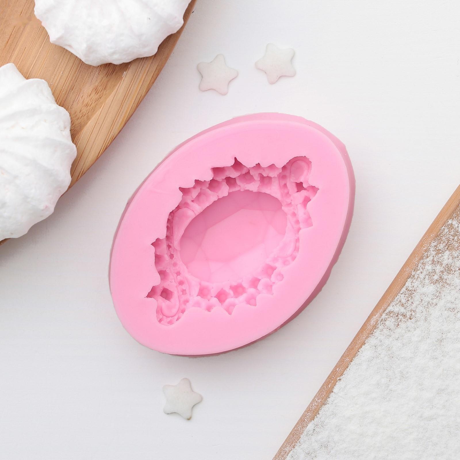 Молд «Драгоценный камень», 6×4,3 см, цвет МИКС