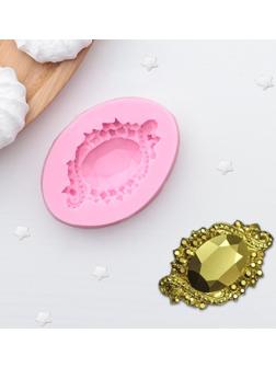 Молд «Драгоценный камень», 6×4,3 см, цвет МИКС