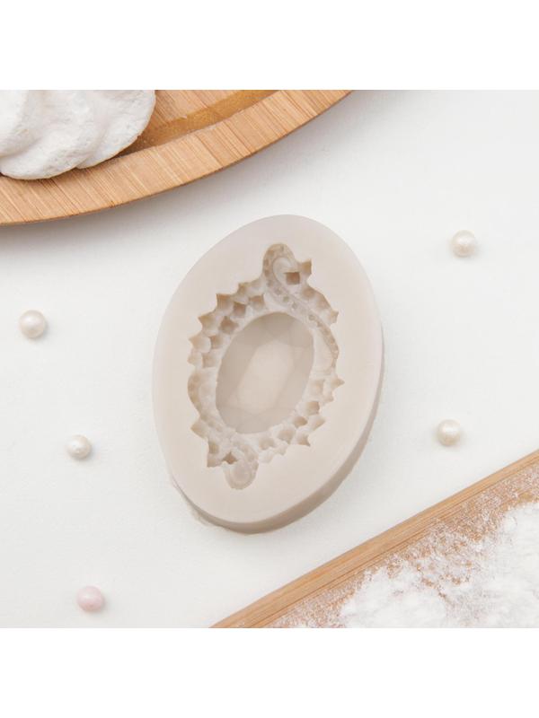 Молд «Драгоценный камень», 6×4,3 см, цвет МИКС