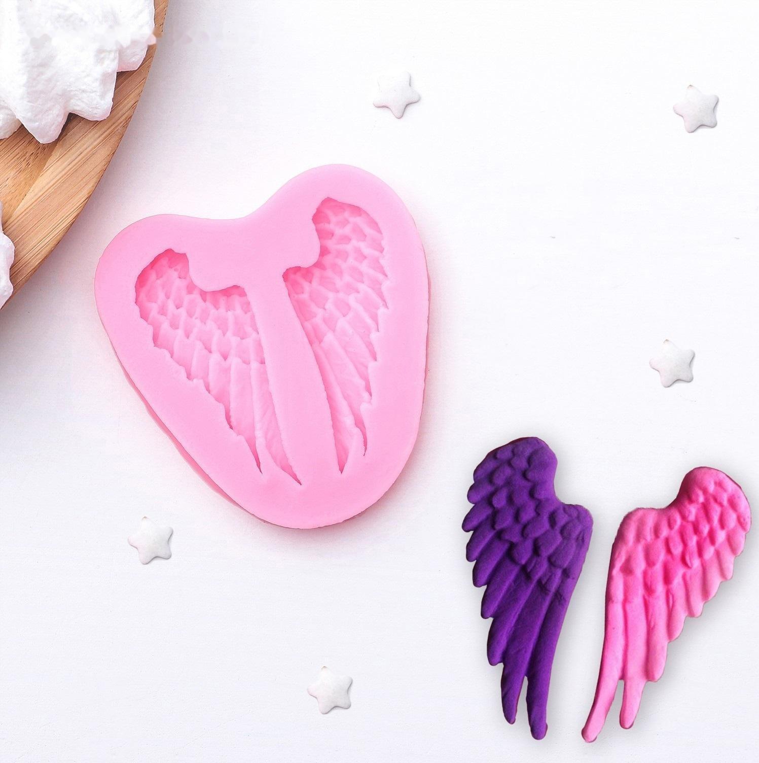 Молд «Крылья», 7×6,5 см, цвет МИКС