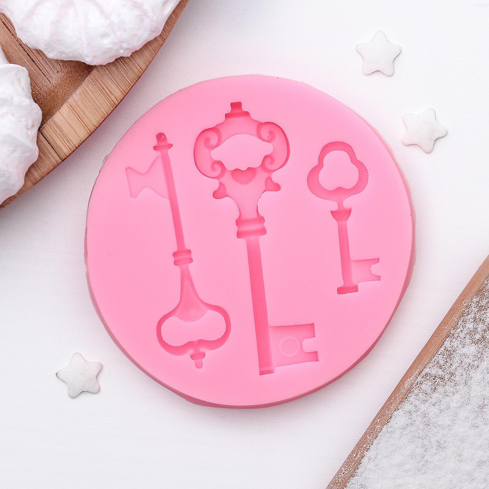 Молд «Три ключа», 6,5×1 см, цвет МИКС