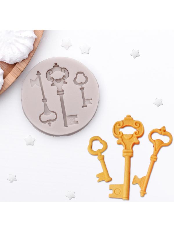 Молд «Три ключа», 6,5×1 см, цвет МИКС