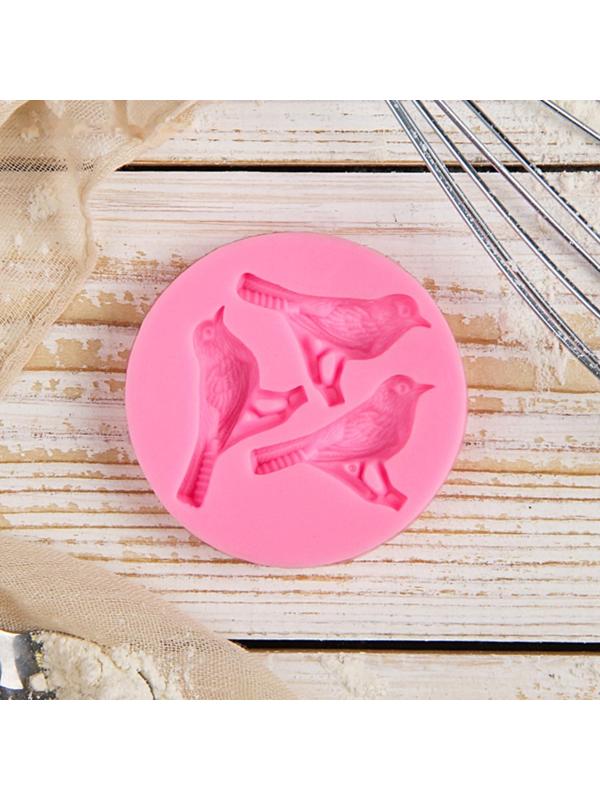 Молд «Три птицы», 6,5×1,1 см