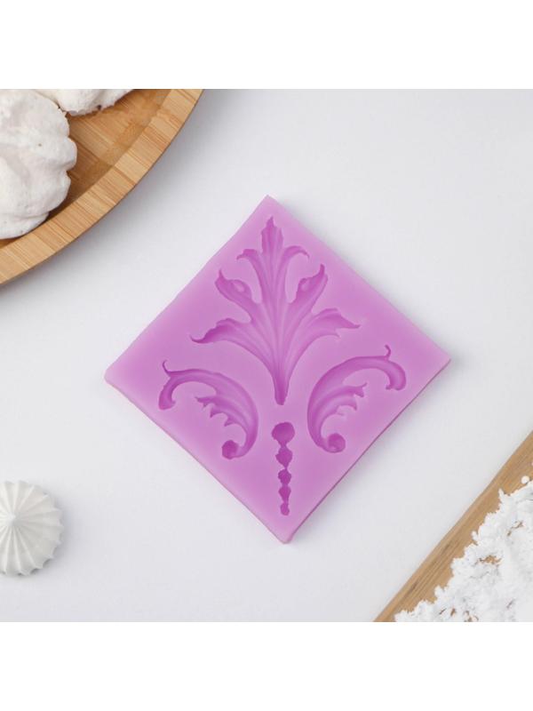 Молд «Завитки», 6,5×0,7 см, цвет МИКС