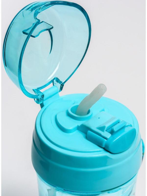 Поильник с трубочкой 280 мл, с ручками, цвета МИКС