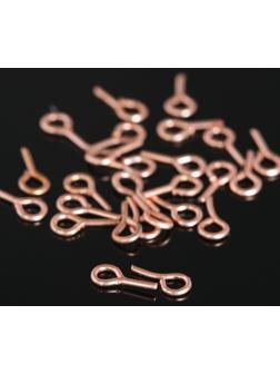 Держатель для кулона клеевой СМ-181, (набор 30шт) 9*3 мм, цвет меди