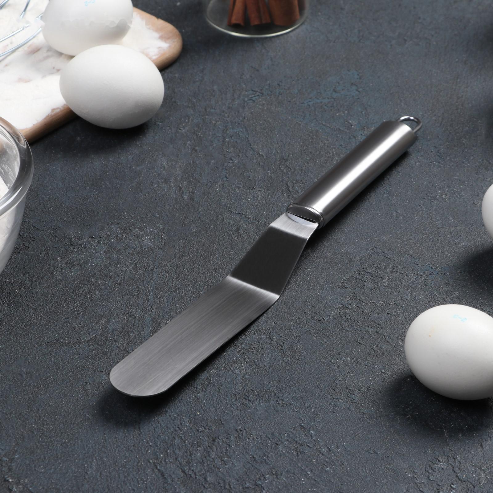 Лопатка-палетка изогнутая Доляна, 26,5×3 см, рабочая часть 14,5 см