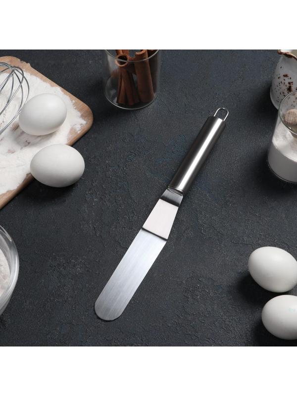 Лопатка-палетка изогнутая Доляна, 26,5×3 см, рабочая часть 14,5 см