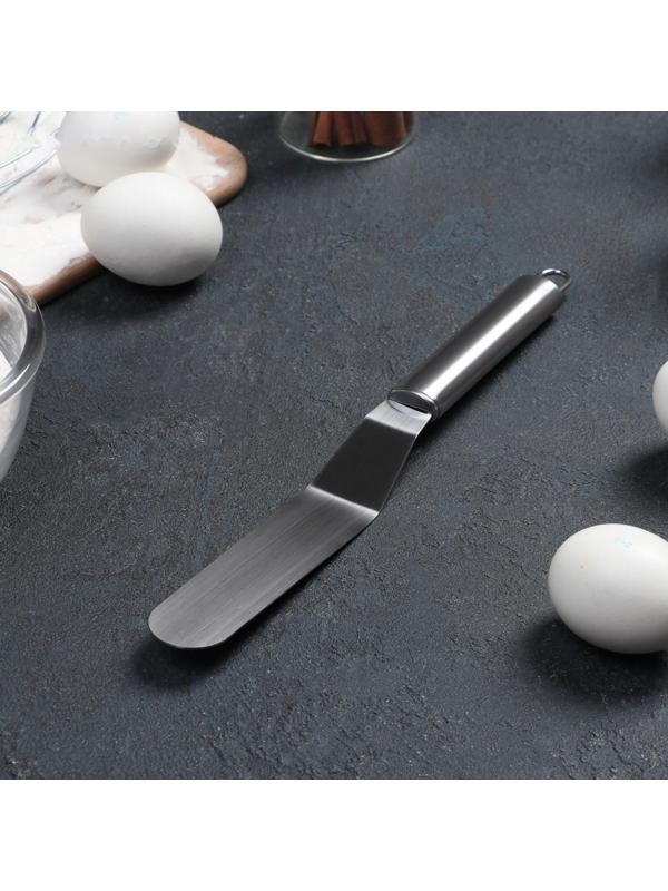 Лопатка-палетка изогнутая Доляна, 26,5×3 см, рабочая часть 14,5 см