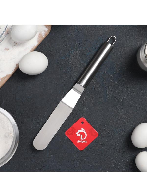 Лопатка-палетка изогнутая Доляна, 26,5×3 см, рабочая часть 14,5 см