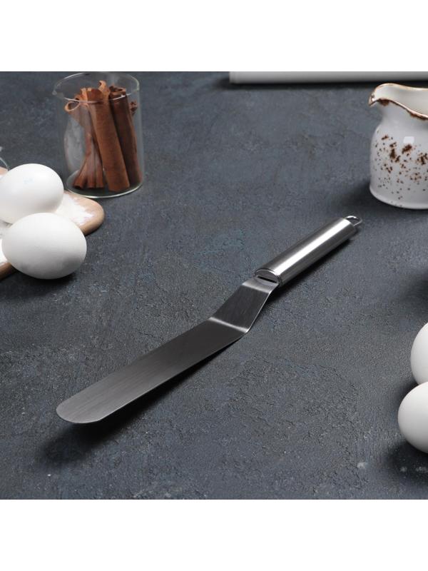 Лопатка-палетка изогнутая Доляна, 31,5×3 см, рабочая часть 16,5 см