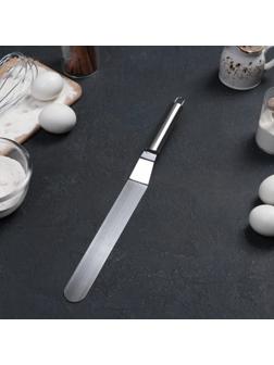 Лопатка-палетка изогнутая Доляна, 36,5×3 см, рабочая часть 20,5 см