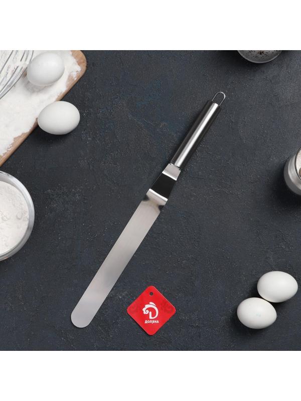 Лопатка-палетка изогнутая Доляна, 36,5×3 см, рабочая часть 20,5 см