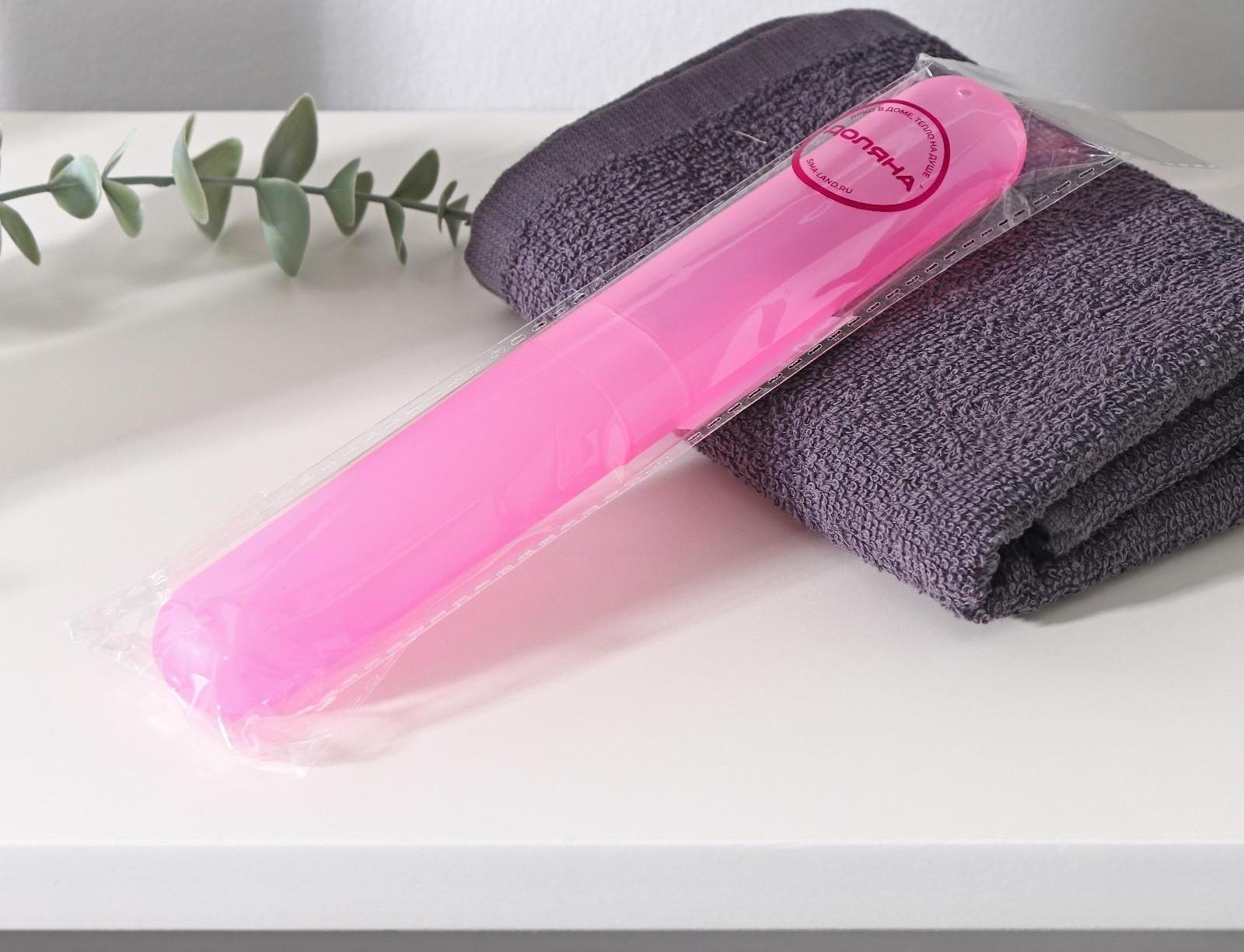 Футляр для зубной щётки Доляна, 20 см, цвет МИКС