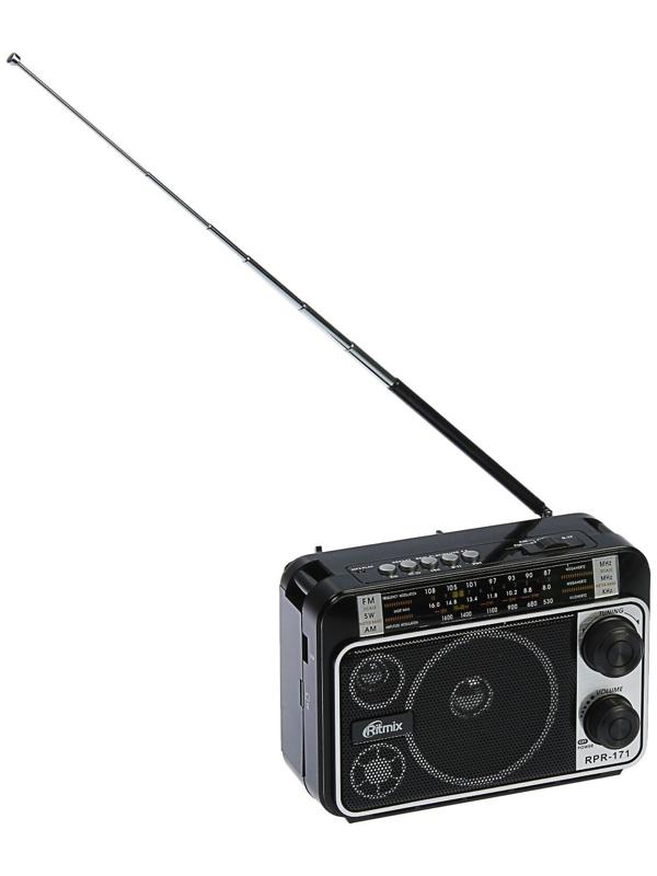 Радиоприёмник Ritmix RPR-171, FM, MP3, USB, AUX